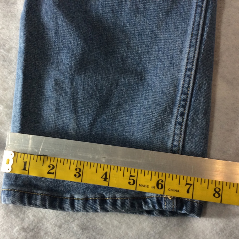 Everlane Women's Plus Straight Leg Blue Jeans waist 33 gently used #319 - Picture 7 of 9